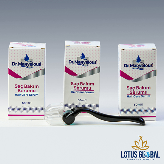 Doğal Saç Serumu 50ml + 50ml + 50ml + Dermaroller Tarak